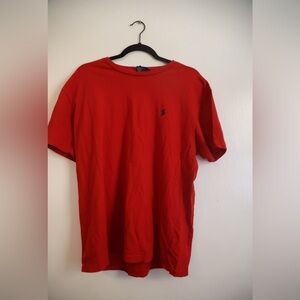 Polo Ralph Lauren Men’s Red Crewneck T-Shirt (Size M)